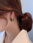 Fashion White Alloy Geometric Stud Earrings