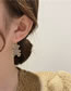 Fashion Brown Alloy Geometric Bear Earrings