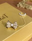 Fashion Main Picture Alloy Pearl Bow Earrings