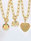 Fashion B Copper And Diamond Elephant Necklace