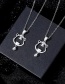 Fashion Silver Color Titanium Steel Tiger Necklace
