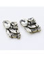 Fashion Silver Color Alloy Diamond Geometric Stud Earrings