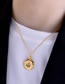 Fashion Gold Color Titanium Steel Gold-plated Lucky Charm Necklace