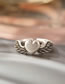 Fashion 2# Alloy Hollow Heart Ring