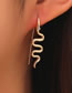 Fashion Gold Color Alloy Snake Earrings