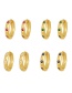 Fashion White Copper Inlaid Zirconium Geometric Irregular Earrings