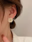 Fashion Flowers Alloy Inlaid Zirconium Flower Earrings