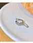 Fashion Silver Color Alloy Diamond Claw Chain Tassel Stud Earrings