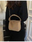 Fashion White Plush Large Capacity Messenger Bag