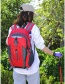 Fashion Orange Geometric Large Capacity Backpack