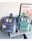 Fashion Blue Cartoon Rabbit Ears Backpack