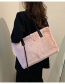 Fashion Pink Lamb Wool Large Capacity Shoulder Bag