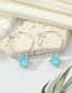 Fashion 5 Transparent Water Droplets Geometric Drop Earrings
