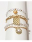 Fashion 3# Geometric Diamonds Geometric Pearl Bracelet