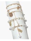 Fashion 4# Pearl Beaded Square Bracelet