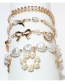 Fashion 4# Pearl Beaded Fishtail Bracelet
