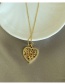Fashion 4# Copper Inlaid Zirconium Heart Hollow Tree Of Life Necklace Necklace