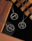 Fashion Aries Titanium Constellation Necklace