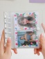 Fashion 10 Sheets Of Six-hole Horizontal Double-grid Inner Pages (without Shell) Pvc Six-hole Loose-leaf Album Holder