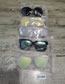 Fashion Photo Color Pc Large Frame Sunglasses Set