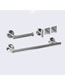 Fashion 30 Towel Bar - Brushed Silver Color Stainless Steel Punch-free Towel Bar