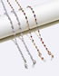 Fashion Complete Set Pure Copper Rhinestone Glasses Chain Set