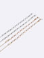 Fashion Complete Set Pure Copper Geometric Diamond Stitching Glasses Chain Set