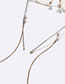 Fashion Complete Set Pure Copper Hollow Chain Glasses Chain Set