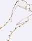 Fashion Complete Set Pure Copper Leaf Disc Glasses Chain Set