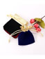 Fashion Black 12*16cm Chrysanthemum Flannel Jewelry Bag (price For 100)