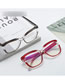 Fashion Bright Black/leopard Print/anti-blue Light Cp Ferrule Flat Glasses Frame
