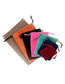 Fashion Brown 10*12cm Solid Color Flannel Drawstring Gift Bag