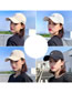 Fashion M New - Beige Letter Embroidered Baseball Cap