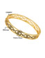 Fashion Gold Color Bronze Zirconium Eye Bracelet