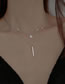 Fashion 5# Alloy Vertical Bar Geometric Multilayer Necklace