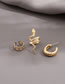 Fashion Gold Color Alloy Geometric Thread Snake Chain Ring