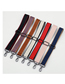 Fashion 301 Gun Color Hook Polyester Geometric Diagonal Wide Straps