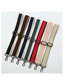 Fashion 354 Gun Color Hook Polyester Geometric Engraved Diagonal Wide Shoulder Straps