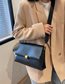 Fashion Khaki Pu Soft Leather Flap Crossbody Bag
