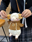 Fashion Brown Children's Plush Lamb Crossbody Bag