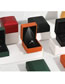 Fashion Black Ring Box Right Angle Painted Jewelry Packaging Box With Lights (with Electronics)