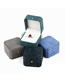 Fashion Dark Grey Bracelet Box Octagonal Pu Jewelry Box