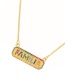 Fashion Color-2 Familia Necklace With Zircons In Bronze