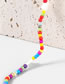 Fashion Color Alloy Color Rice Beads Beaded Heart Necklace