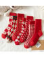 Fashion Small Grid Cotton Check Print Socks