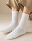 Fashion White Cotton Knitted Socks