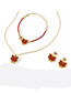 Fashion X185-golden Necklace-40+5cm Stainless Steel Tiger Necklace