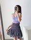 Fashion Multicolor Elastic Print Skirt