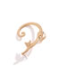 Fashion Gold Metal Three-dimensional Kitten Ear Bone Clip