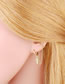 Fashion Moon Brass Diamond Moon Chain Ear Cuff